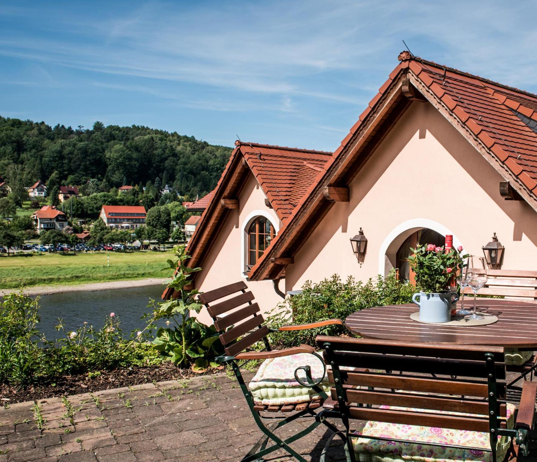 Ferienwohnungen Alte Destillerie Rathen Exteriör bild